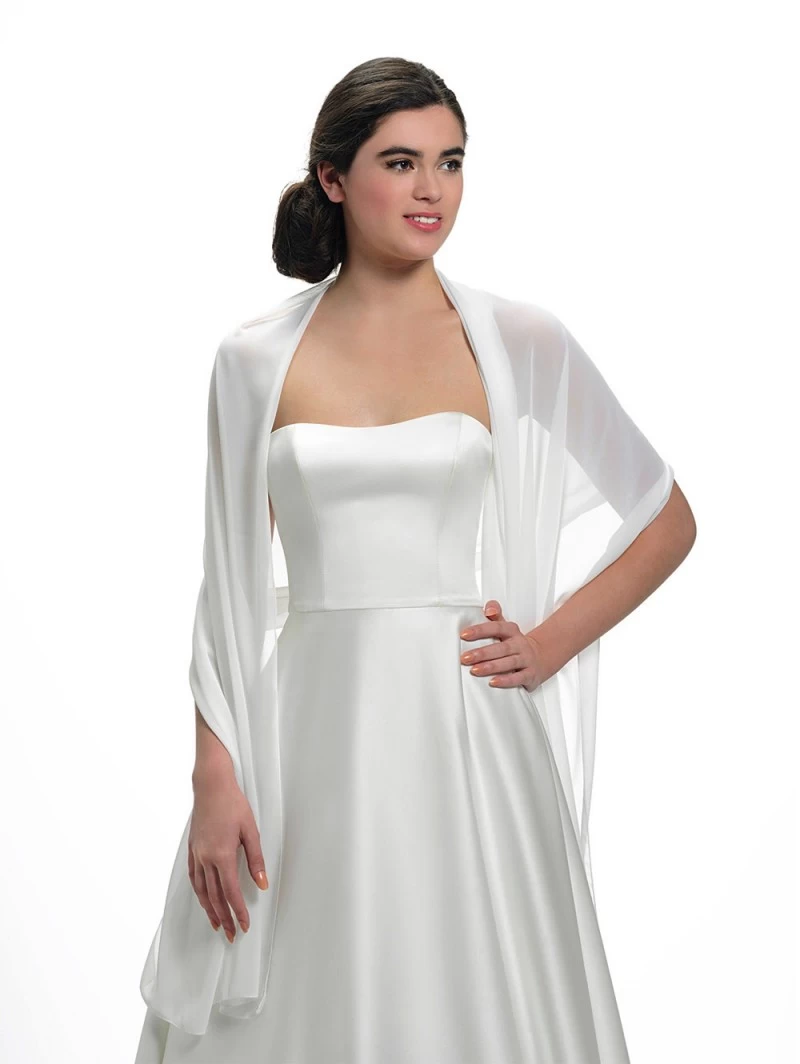 Poirier S152 Chiffon Stola 4 Poirier S152 Chiffon Stola - Afbeelding 2