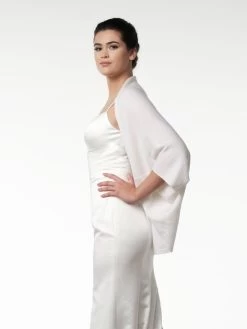 Poirier S177 Poncho Ivoor -Poirier Trouwjurk s177 002 s177 002 07