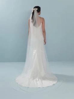 Poirier S17-280-1-Soft Sluier -Poirier Trouwjurk s17 280 1 soft 002 s17 280 002 3