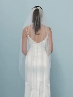 Poirier S224-120-1-Soft Sluier -Poirier Trouwjurk s224 120 1 soft 002 s224 120 002 03