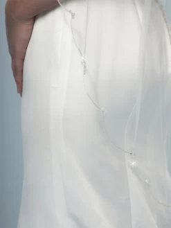 Poirier S224-120-1-Soft Sluier -Poirier Trouwjurk s224 120 1 soft 002 s224 120 002 04