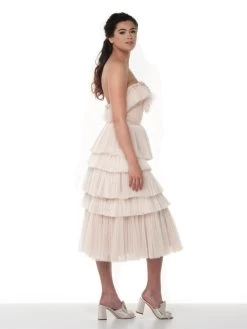 Poirier S320-150 Rok Blush -Poirier Trouwjurk s320 150 218 s320 150 218 03