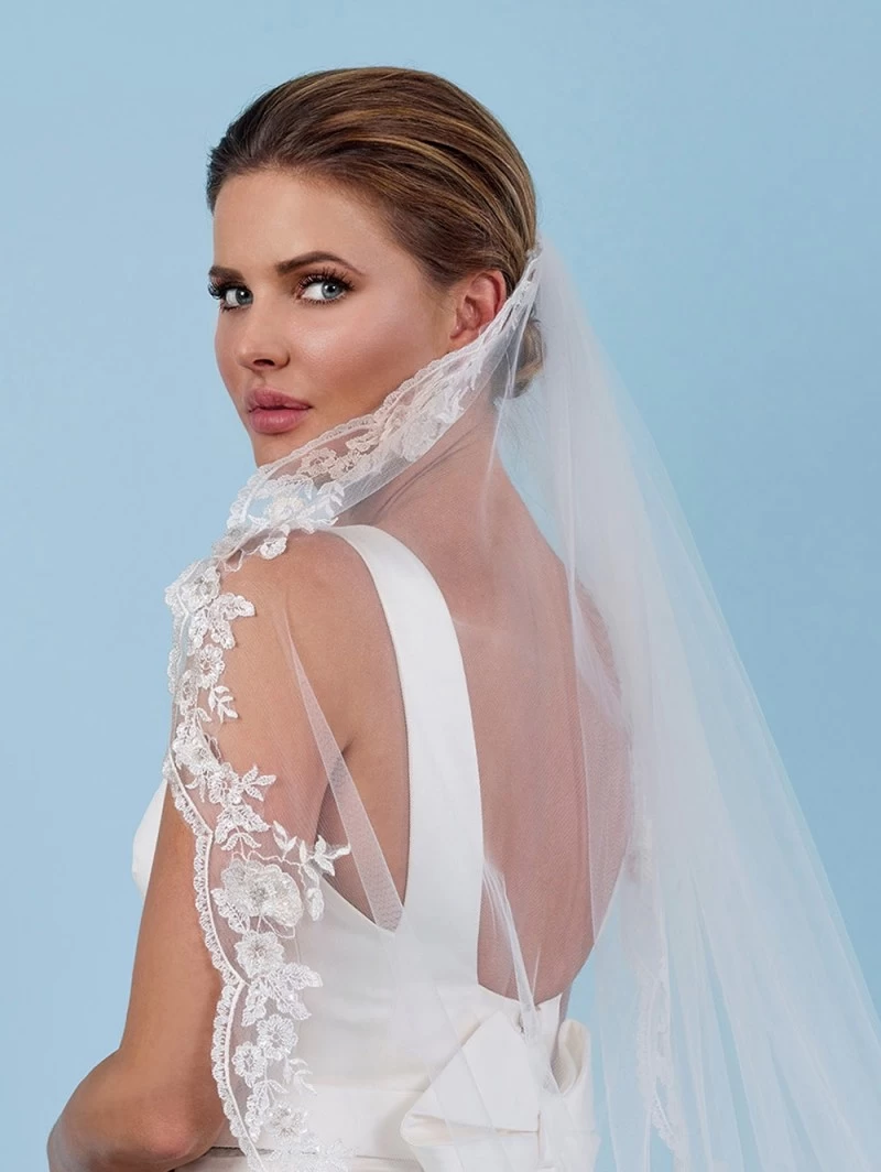 Poirier S354-280-1-MED Sluier 5 Poirier S354-280-1-MED Sluier - Afbeelding 3