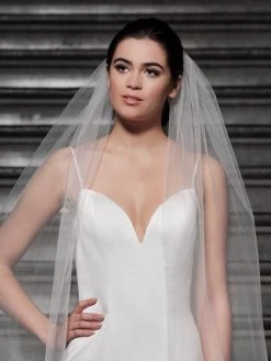 Poirier S371-350-1-MED Sluier -Poirier Trouwjurk s371 350 1 med 198 01