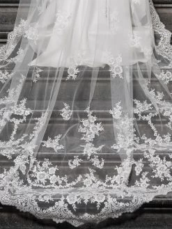 Poirier S371-350-1-MED Sluier -Poirier Trouwjurk s371 350 1 med 198 s371 350 002 06