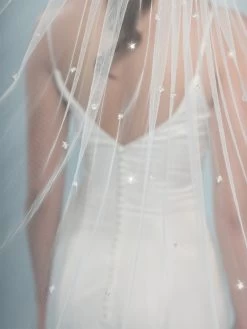 Poirier S401-120-1-Soft Sluier -Poirier Trouwjurk s401 120 1 soft 002 s401 120 002 05