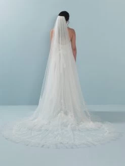 Poirier S410-280-1-Soft Sluier -Poirier Trouwjurk s410 280 1 soft 002 s410 280 002 03