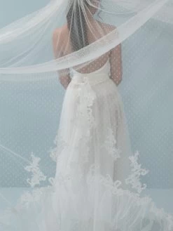 Poirier S410-280-1-Soft Sluier -Poirier Trouwjurk s410 280 1 soft 002 s410 280 002 04