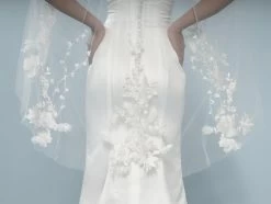 Poirier S411-120-1-Soft Sluier -Poirier Trouwjurk s411 120 1 soft 002 s411 120 002 05