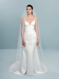 Poirier S412-350-1-Med Sluier 12 Poirier S412-350-1-Med Sluier -Poirier Trouwjurk s412 350 1 med 002 s412 350 002 02