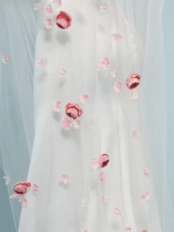 Poirier S414-280-1-Soft Sluier -Poirier Trouwjurk s414 280 1 soft 206 s414 280 002 05