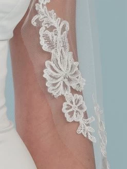 Poirier S715-120-1-Soft Schleier -Poirier Trouwjurk s715 120 1 soft 002 s715 120 002 04