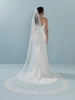 Poirier S715-300-1-Soft Sluier -Poirier Trouwjurk s715 300 1 soft 002 s715 300 002 03