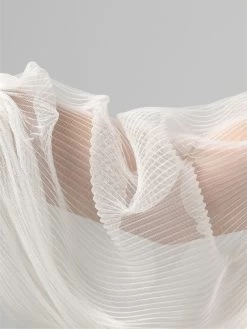 Poirier SL-001 Plissé Mouwen -Poirier Trouwjurk sl 001 002 sl 001 002 03