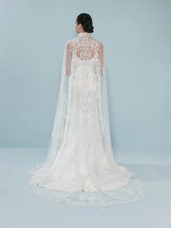 Poirier T-127 Cape -Poirier Trouwjurk t 127 002 t 127 002 04